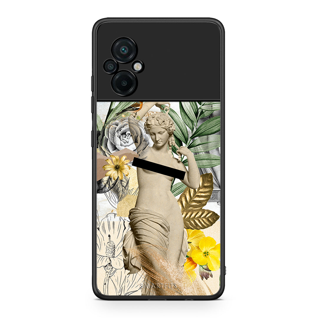 Xiaomi Poco M5 / Redmi Note 11E Woman Statue θήκη από τη Smartfits με σχέδιο στο πίσω μέρος και μαύρο περίβλημα | Smartphone case with colorful back and black bezels by Smartfits