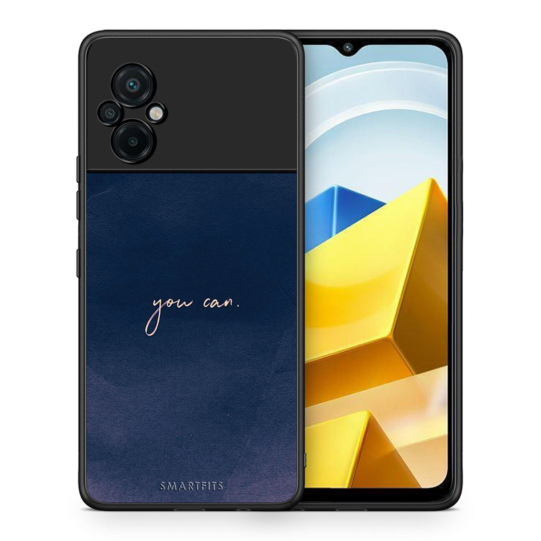 Θήκη Xiaomi Poco M5 / Redmi Note 11E You Can από τη Smartfits με σχέδιο στο πίσω μέρος και μαύρο περίβλημα | Xiaomi Poco M5 / Redmi Note 11E You Can case with colorful back and black bezels