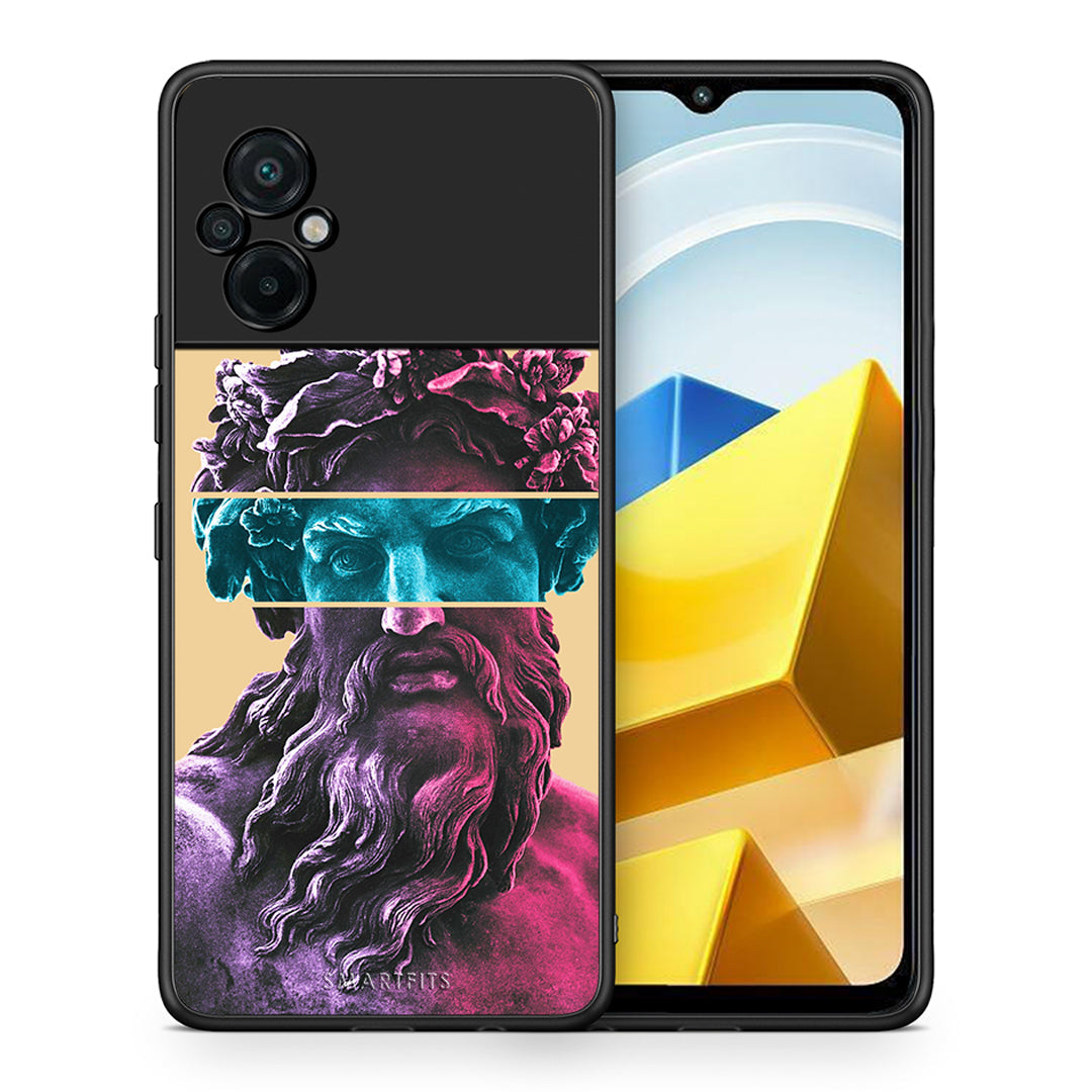 Θήκη Αγίου Βαλεντίνου Xiaomi Poco M5 / Redmi Note 11E Zeus Art από τη Smartfits με σχέδιο στο πίσω μέρος και μαύρο περίβλημα | Xiaomi Poco M5 / Redmi Note 11E Zeus Art case with colorful back and black bezels