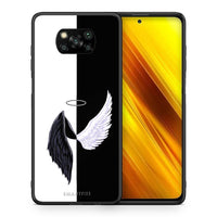 Thumbnail for Θήκη Xiaomi Poco X3 Angels Demons από τη Smartfits με σχέδιο στο πίσω μέρος και μαύρο περίβλημα | Xiaomi Poco X3 Angels Demons case with colorful back and black bezels