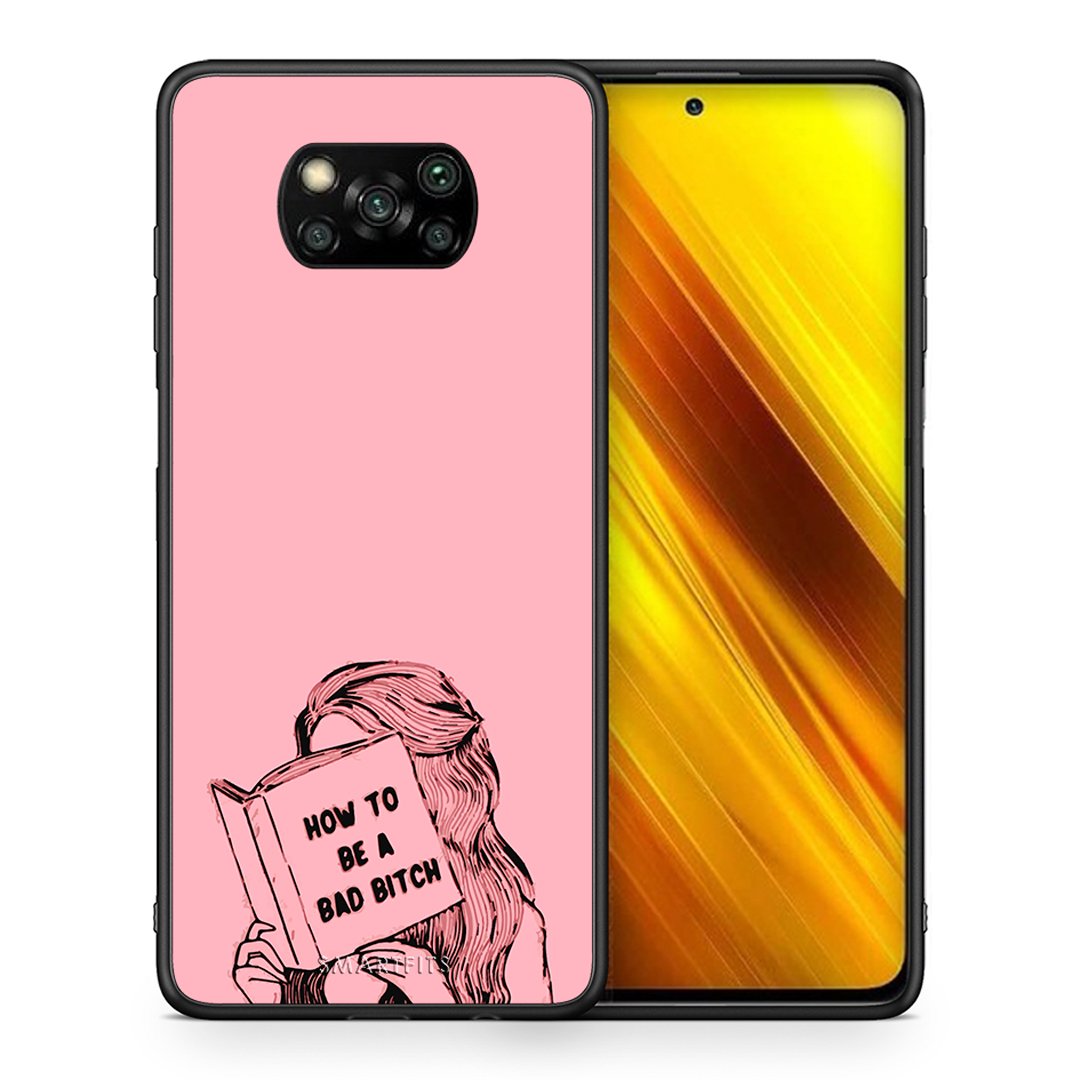 Θήκη Xiaomi Poco X3 Bad Bitch από τη Smartfits με σχέδιο στο πίσω μέρος και μαύρο περίβλημα | Xiaomi Poco X3 Bad Bitch case with colorful back and black bezels