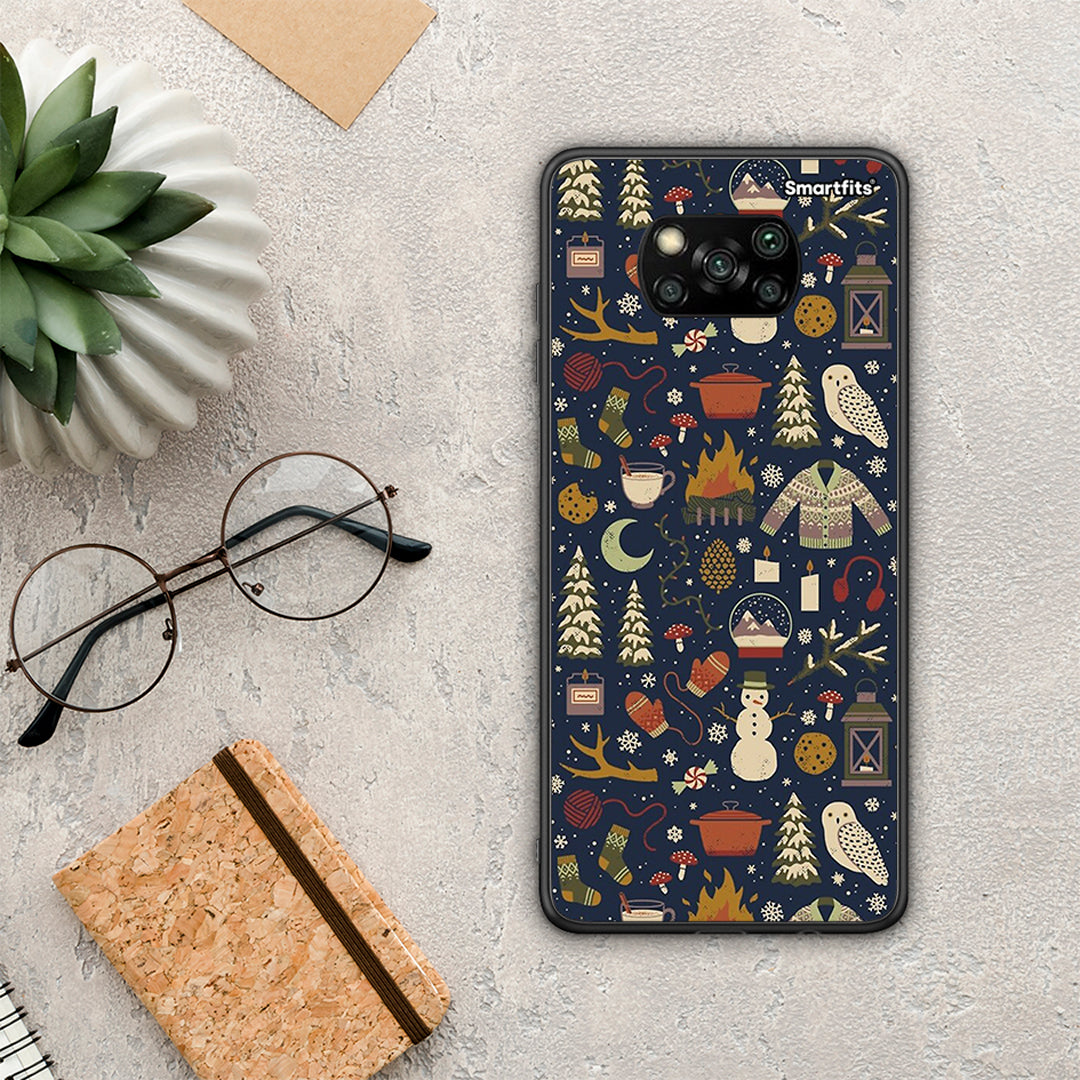 Christmas Elements - Xiaomi Poco X3 / X3 Pro / X3 NFC case