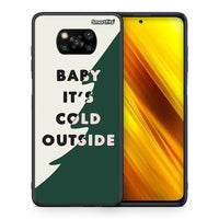 Thumbnail for Θήκη Xiaomi Poco X3 Cold Outside από τη Smartfits με σχέδιο στο πίσω μέρος και μαύρο περίβλημα | Xiaomi Poco X3 Cold Outside case with colorful back and black bezels