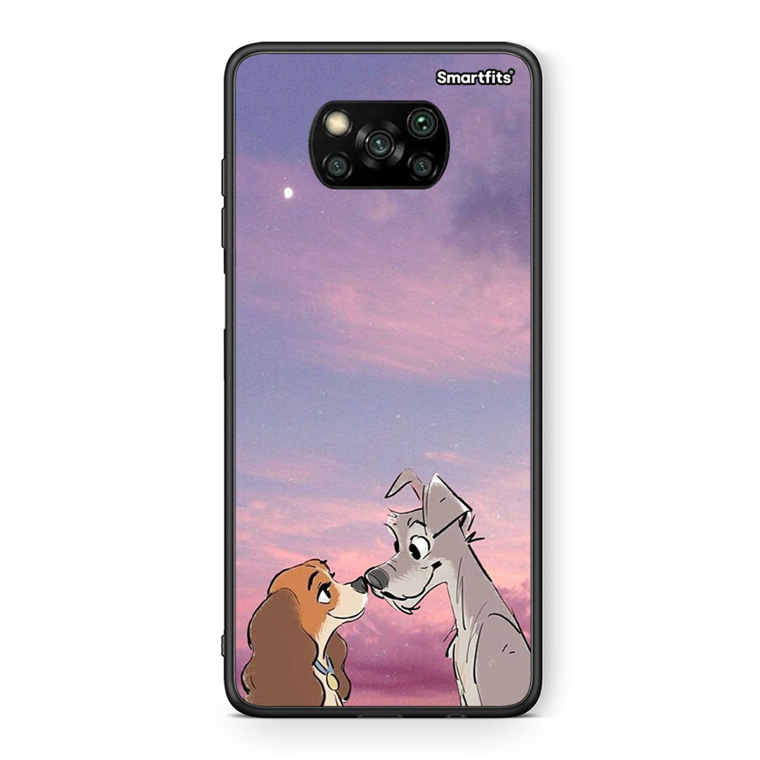 Θήκη Xiaomi Poco X3 Lady And Tramp από τη Smartfits με σχέδιο στο πίσω μέρος και μαύρο περίβλημα | Xiaomi Poco X3 Lady And Tramp case with colorful back and black bezels