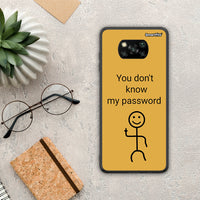 Thumbnail for My Password - Xiaomi Poco X3 / X3 Pro / X3 NFC case