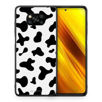 Thumbnail for Θήκη Xiaomi Poco X3 Cow Print από τη Smartfits με σχέδιο στο πίσω μέρος και μαύρο περίβλημα | Xiaomi Poco X3 Cow Print case with colorful back and black bezels