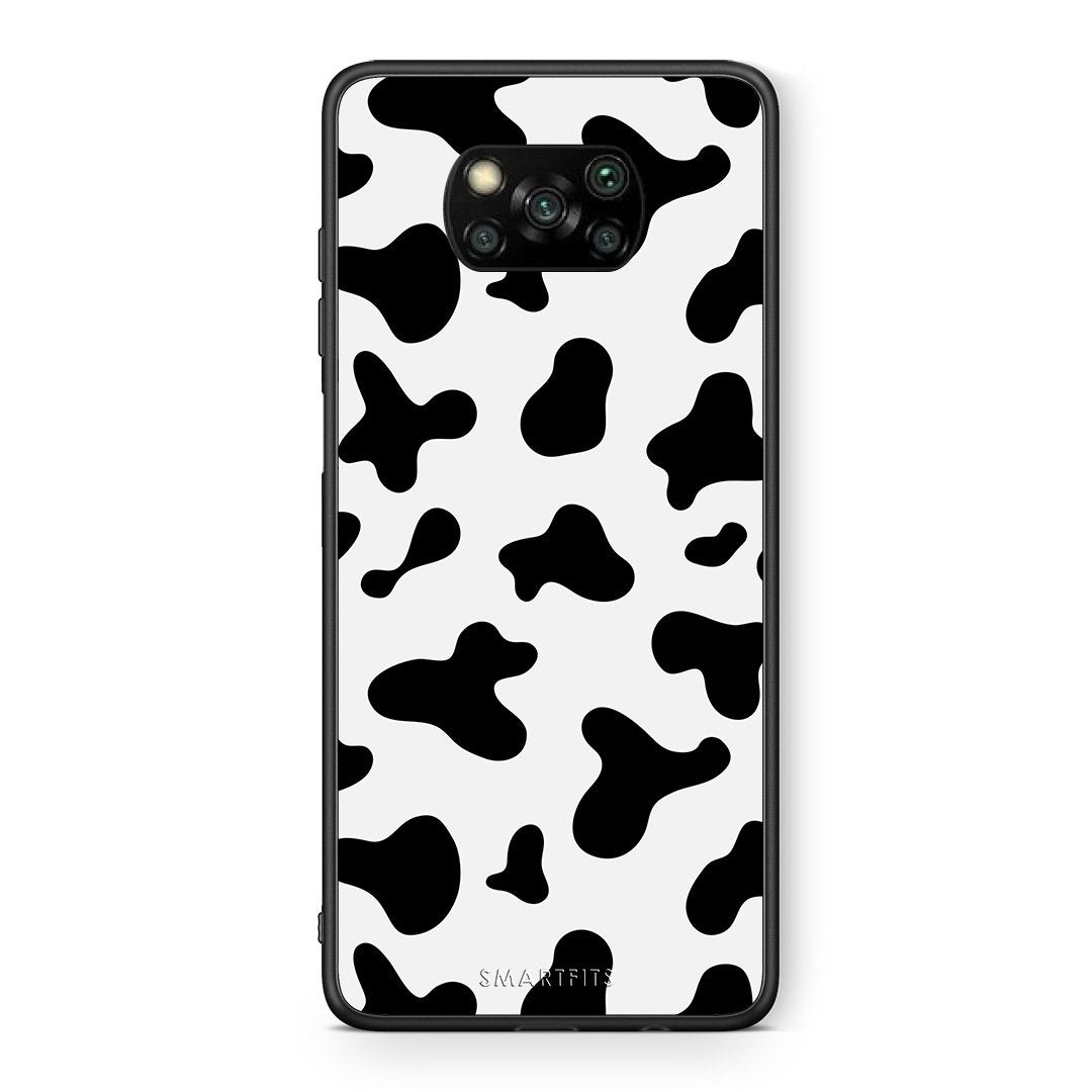 Θήκη Xiaomi Poco X3 Cow Print από τη Smartfits με σχέδιο στο πίσω μέρος και μαύρο περίβλημα | Xiaomi Poco X3 Cow Print case with colorful back and black bezels