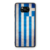 Thumbnail for Θήκη Xiaomi Poco X3 Greek Flag από τη Smartfits με σχέδιο στο πίσω μέρος και μαύρο περίβλημα | Xiaomi Poco X3 Greek Flag case with colorful back and black bezels