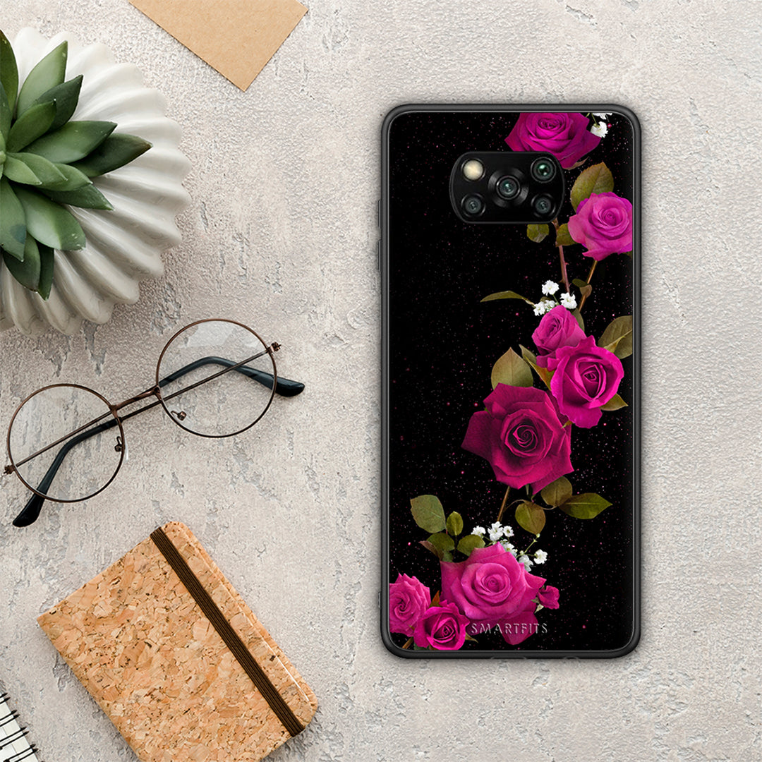 Flower Red Roses - Xiaomi Poco X3 / X3 Pro / X3 NFC case