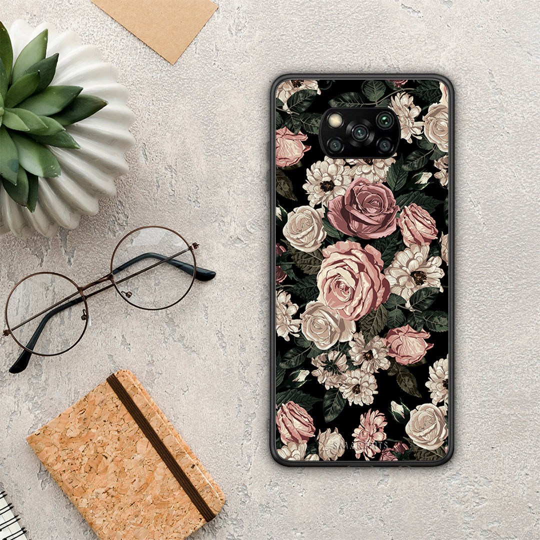 Flower Wild Roses - Xiaomi Poco X3 / X3 Pro / X3 NFC θήκη