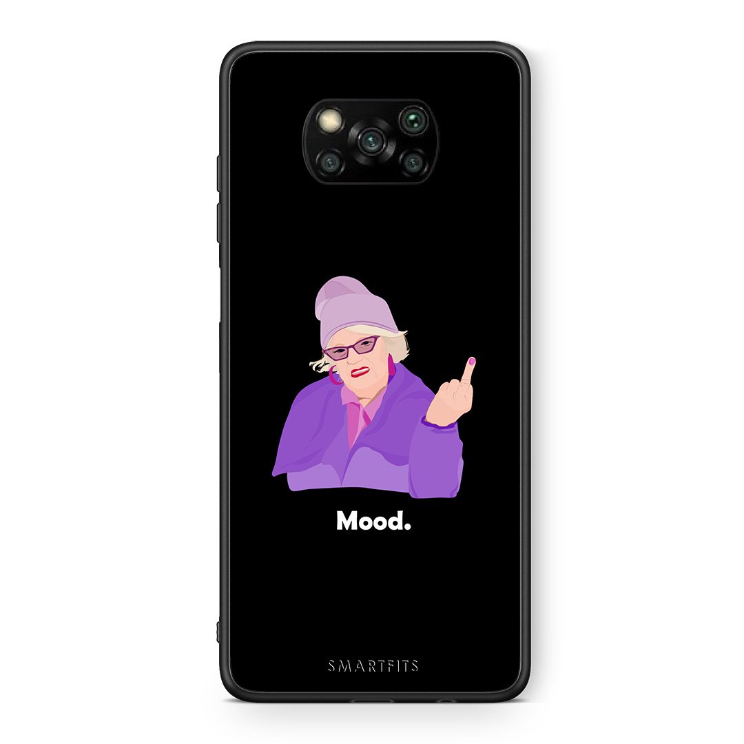 Θήκη Xiaomi Poco X3 Grandma Mood Black από τη Smartfits με σχέδιο στο πίσω μέρος και μαύρο περίβλημα | Xiaomi Poco X3 Grandma Mood Black case with colorful back and black bezels
