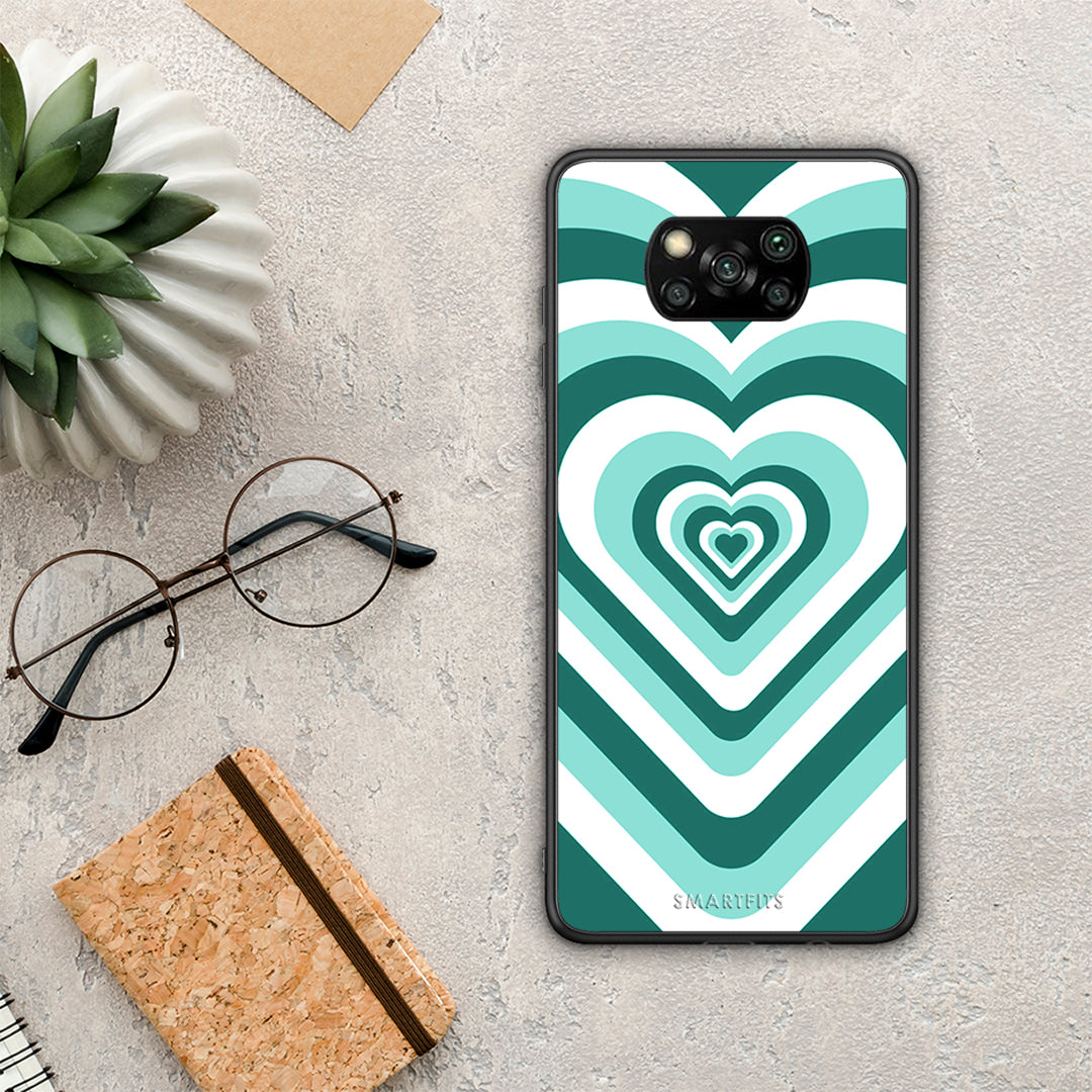 Green Hearts - Xiaomi Poco X3 / X3 Pro / X3 NFC case