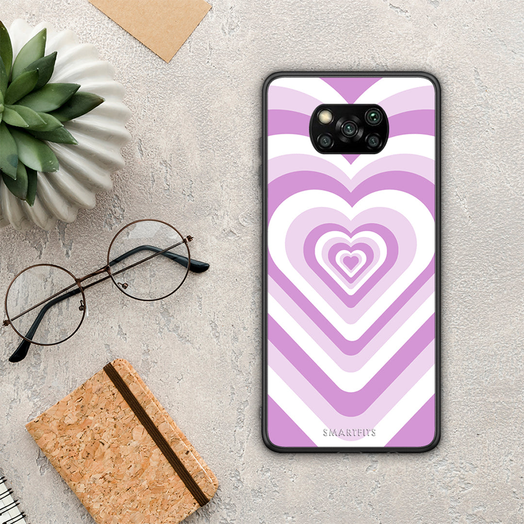 Lilac Hearts - Xiaomi Poco X3 / X3 Pro / X3 NFC case