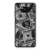 Thumbnail for Θήκη Xiaomi Poco X3 Money Dollars από τη Smartfits με σχέδιο στο πίσω μέρος και μαύρο περίβλημα | Xiaomi Poco X3 Money Dollars case with colorful back and black bezels