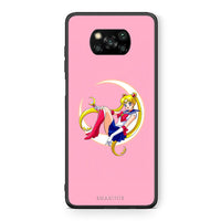 Thumbnail for Θήκη Xiaomi Poco X3 Moon Girl από τη Smartfits με σχέδιο στο πίσω μέρος και μαύρο περίβλημα | Xiaomi Poco X3 Moon Girl case with colorful back and black bezels