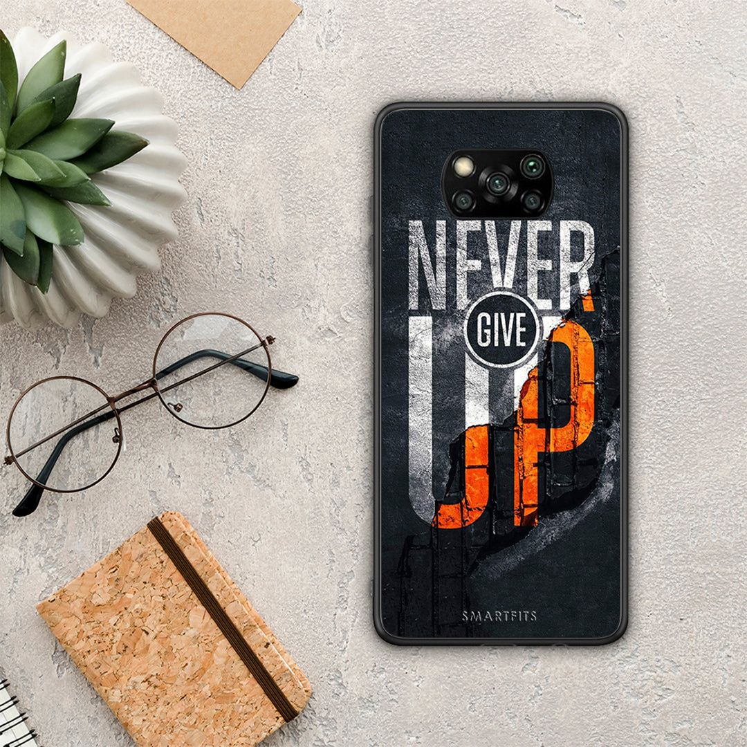 Never Give Up - Xiaomi Poco X3 / X3 Pro / X3 NFC case