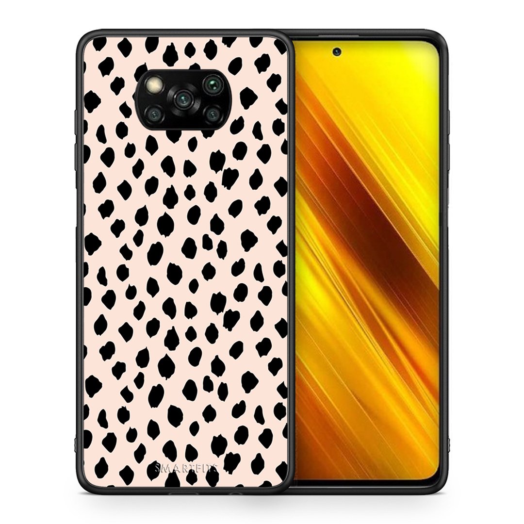 Θήκη Xiaomi Poco X3 New Polka Dots από τη Smartfits με σχέδιο στο πίσω μέρος και μαύρο περίβλημα | Xiaomi Poco X3 New Polka Dots case with colorful back and black bezels