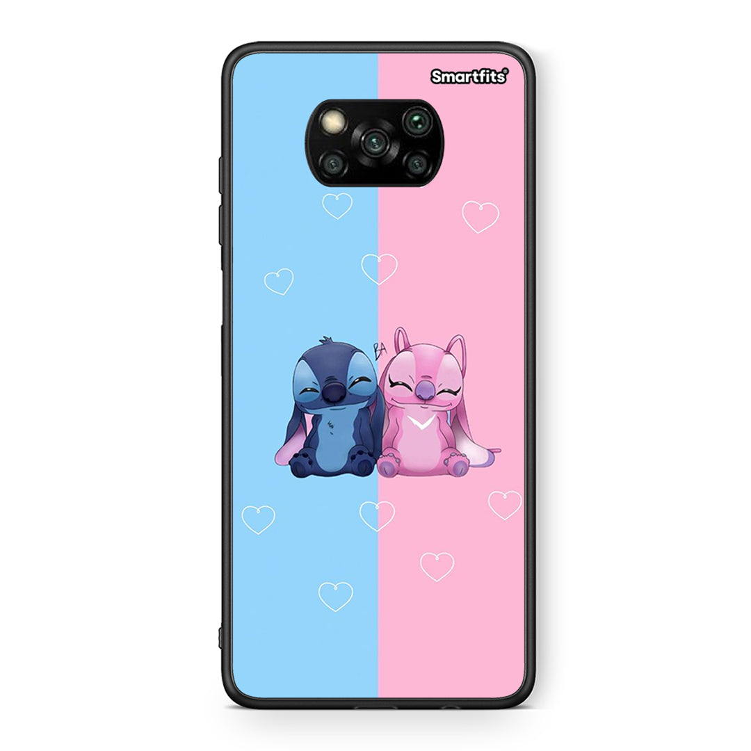 Θήκη Xiaomi Poco X3 Stitch And Angel από τη Smartfits με σχέδιο στο πίσω μέρος και μαύρο περίβλημα | Xiaomi Poco X3 Stitch And Angel case with colorful back and black bezels