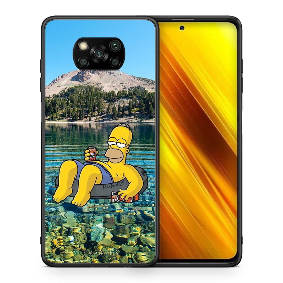 Θήκη Xiaomi Poco X3 Summer Happiness από τη Smartfits με σχέδιο στο πίσω μέρος και μαύρο περίβλημα | Xiaomi Poco X3 Summer Happiness case with colorful back and black bezels