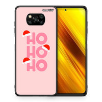 Thumbnail for Θήκη Xiaomi Poco X3 Xmas Ho Ho Ho από τη Smartfits με σχέδιο στο πίσω μέρος και μαύρο περίβλημα | Xiaomi Poco X3 Xmas Ho Ho Ho case with colorful back and black bezels