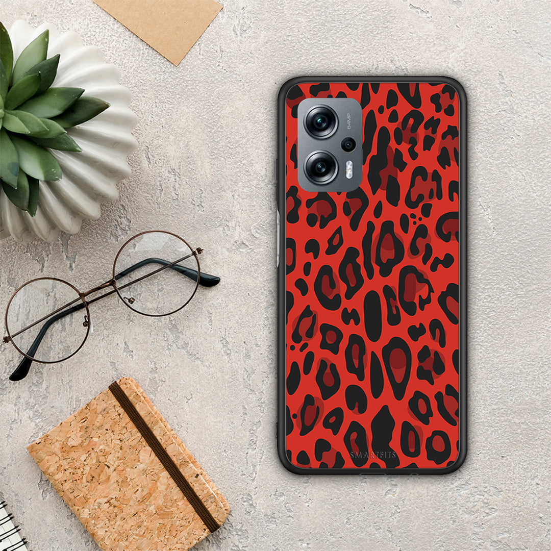 Animal Red Leopard - Xiaomi Poco X4 GT θήκη