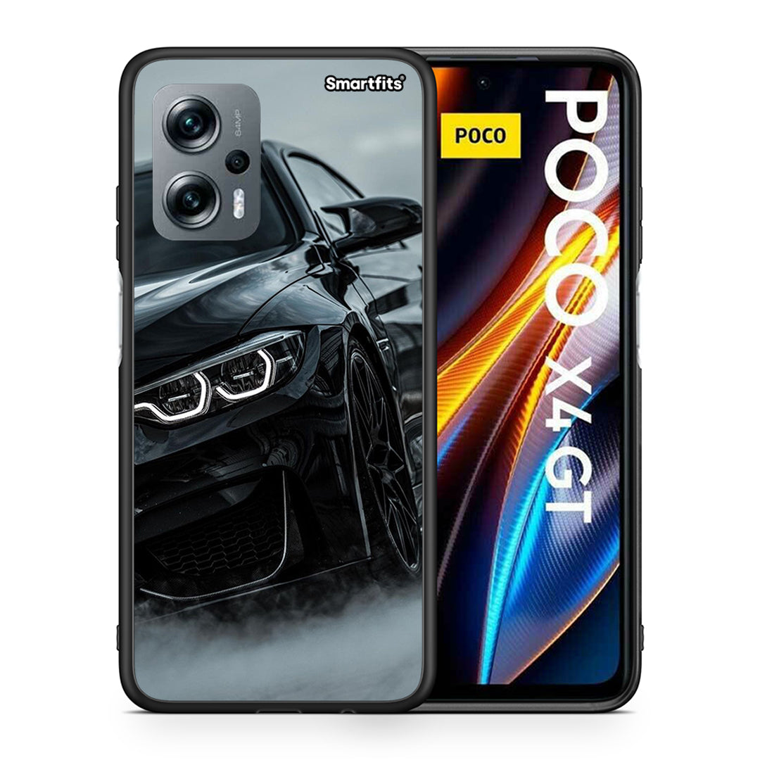 Θήκη Xiaomi Poco X4 GT Black BMW από τη Smartfits με σχέδιο στο πίσω μέρος και μαύρο περίβλημα | Xiaomi Poco X4 GT Black BMW case with colorful back and black bezels