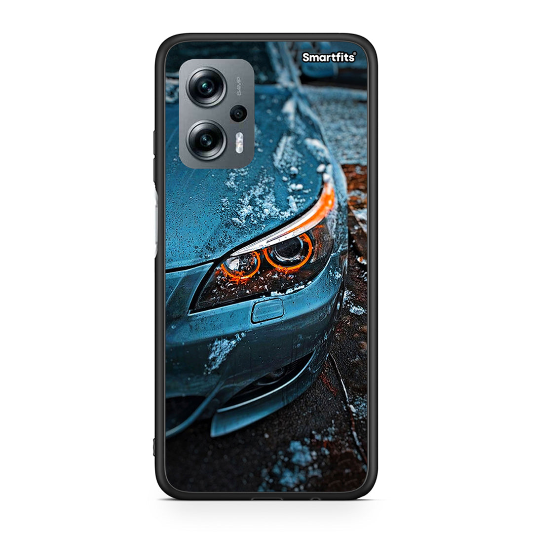 Xiaomi Poco X4 GT Bmw E60 θήκη από τη Smartfits με σχέδιο στο πίσω μέρος και μαύρο περίβλημα | Smartphone case with colorful back and black bezels by Smartfits