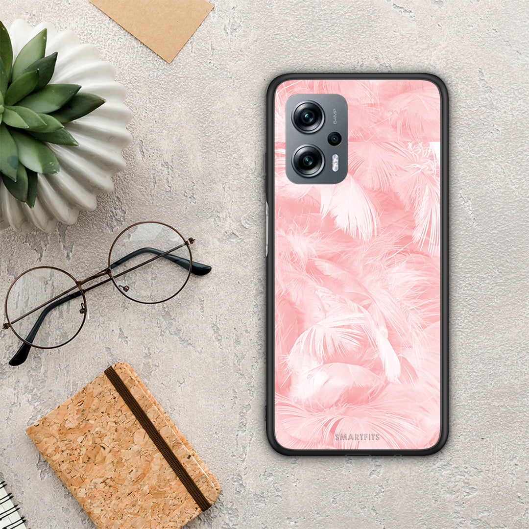 Boho Pink Feather - Xiaomi Poco X4 GT case