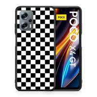 Thumbnail for Θήκη Xiaomi Poco X4 GT Squares Geometric από τη Smartfits με σχέδιο στο πίσω μέρος και μαύρο περίβλημα | Xiaomi Poco X4 GT Squares Geometric case with colorful back and black bezels