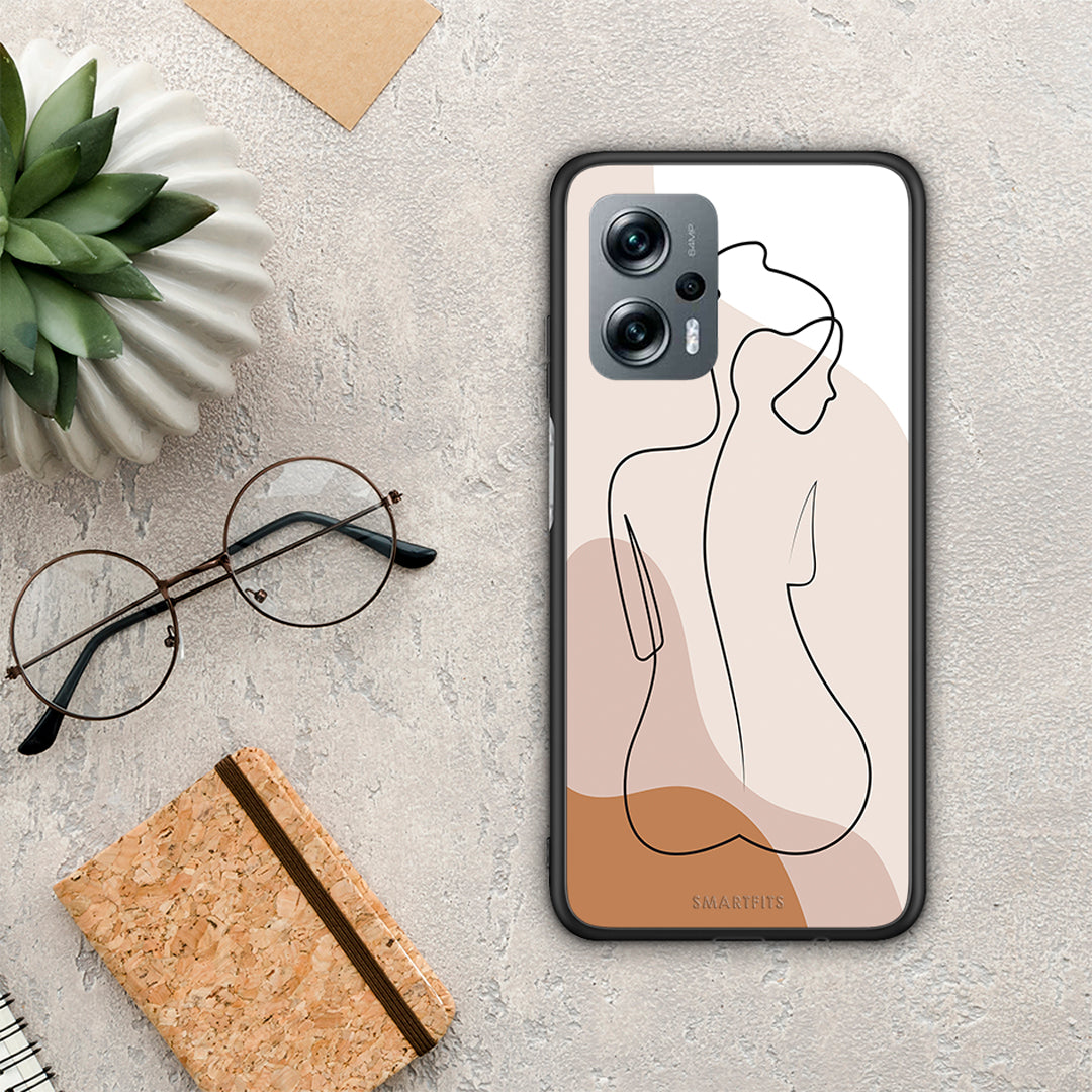 Lineart Woman - Xiaomi Poco X4 GT case