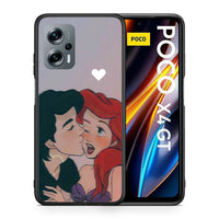 Thumbnail for Θήκη Αγίου Βαλεντίνου Xiaomi Poco X4 GT Mermaid Love από τη Smartfits με σχέδιο στο πίσω μέρος και μαύρο περίβλημα | Xiaomi Poco X4 GT Mermaid Love case with colorful back and black bezels