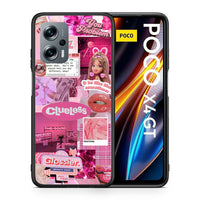 Thumbnail for Θήκη Αγίου Βαλεντίνου Xiaomi Poco X4 GT Pink Love από τη Smartfits με σχέδιο στο πίσω μέρος και μαύρο περίβλημα | Xiaomi Poco X4 GT Pink Love case with colorful back and black bezels