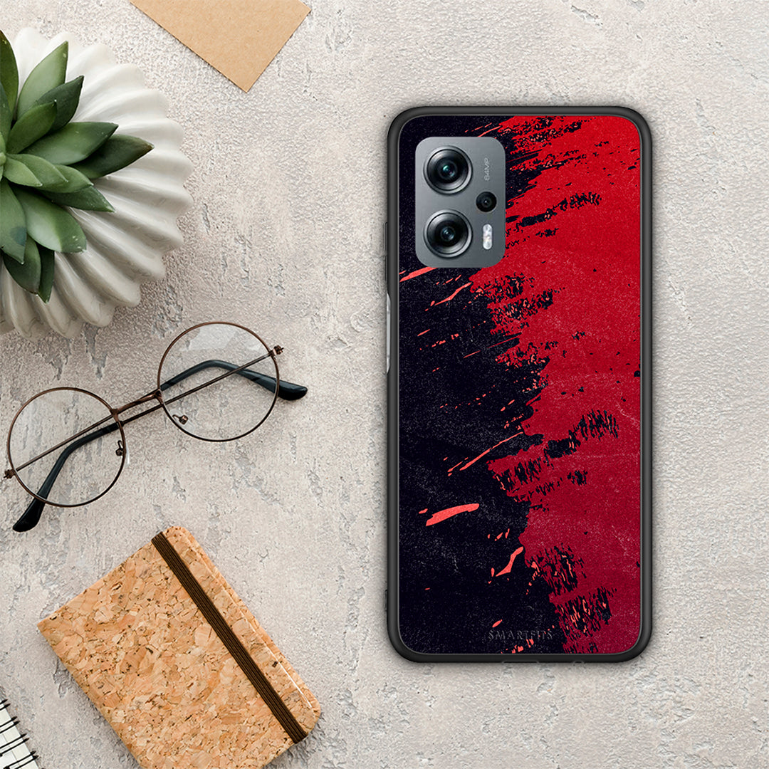 Red Paint - Xiaomi Poco X4 GT case