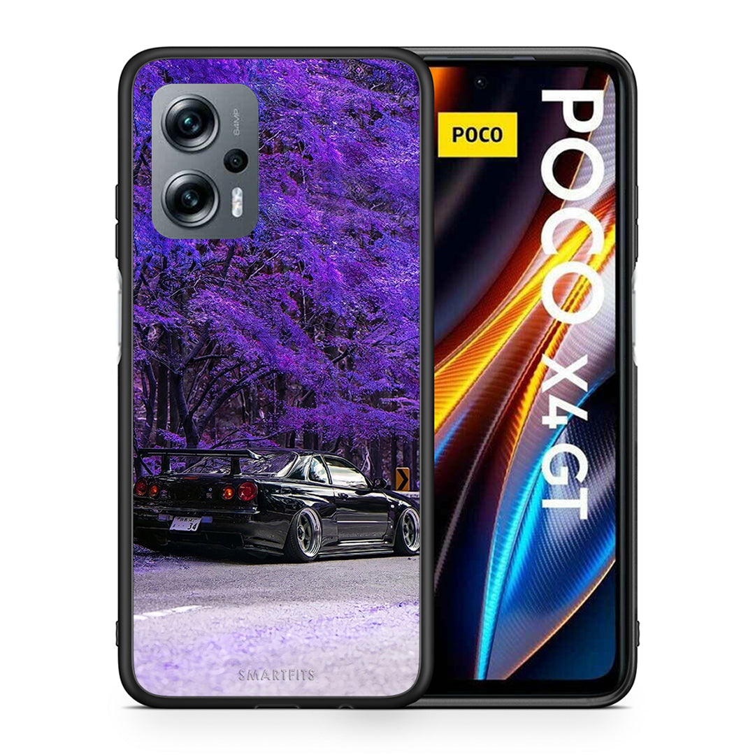 Θήκη Αγίου Βαλεντίνου Xiaomi Poco X4 GT Super Car από τη Smartfits με σχέδιο στο πίσω μέρος και μαύρο περίβλημα | Xiaomi Poco X4 GT Super Car case with colorful back and black bezels