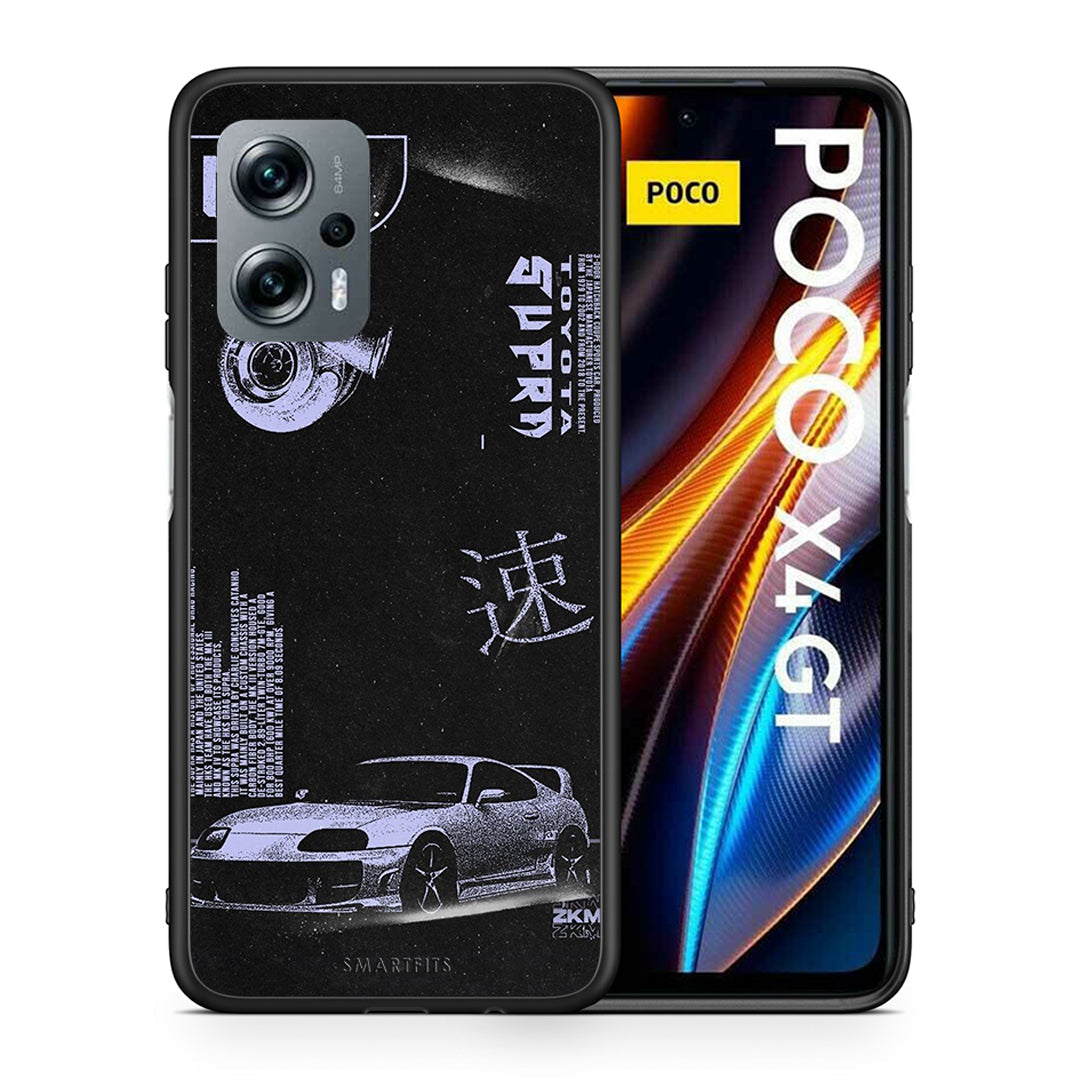 Θήκη Αγίου Βαλεντίνου Xiaomi Poco X4 GT Tokyo Drift από τη Smartfits με σχέδιο στο πίσω μέρος και μαύρο περίβλημα | Xiaomi Poco X4 GT Tokyo Drift case with colorful back and black bezels