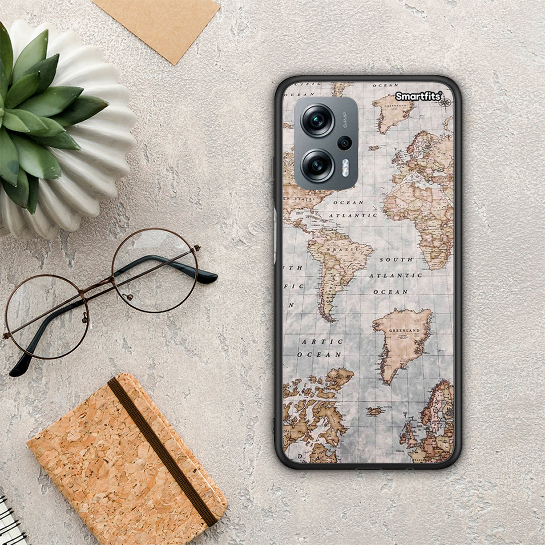 World Map - Xiaomi Poco X4 GT case