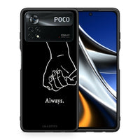 Thumbnail for Θήκη Αγίου Βαλεντίνου Xiaomi Poco X4 Pro 5G Always & Forever 1 από τη Smartfits με σχέδιο στο πίσω μέρος και μαύρο περίβλημα | Xiaomi Poco X4 Pro 5G Always & Forever 1 case with colorful back and black bezels