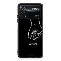 Thumbnail for Xiaomi Poco X4 Pro 5G Always & Forever 1 Θήκη Αγίου Βαλεντίνου από τη Smartfits με σχέδιο στο πίσω μέρος και μαύρο περίβλημα | Smartphone case with colorful back and black bezels by Smartfits
