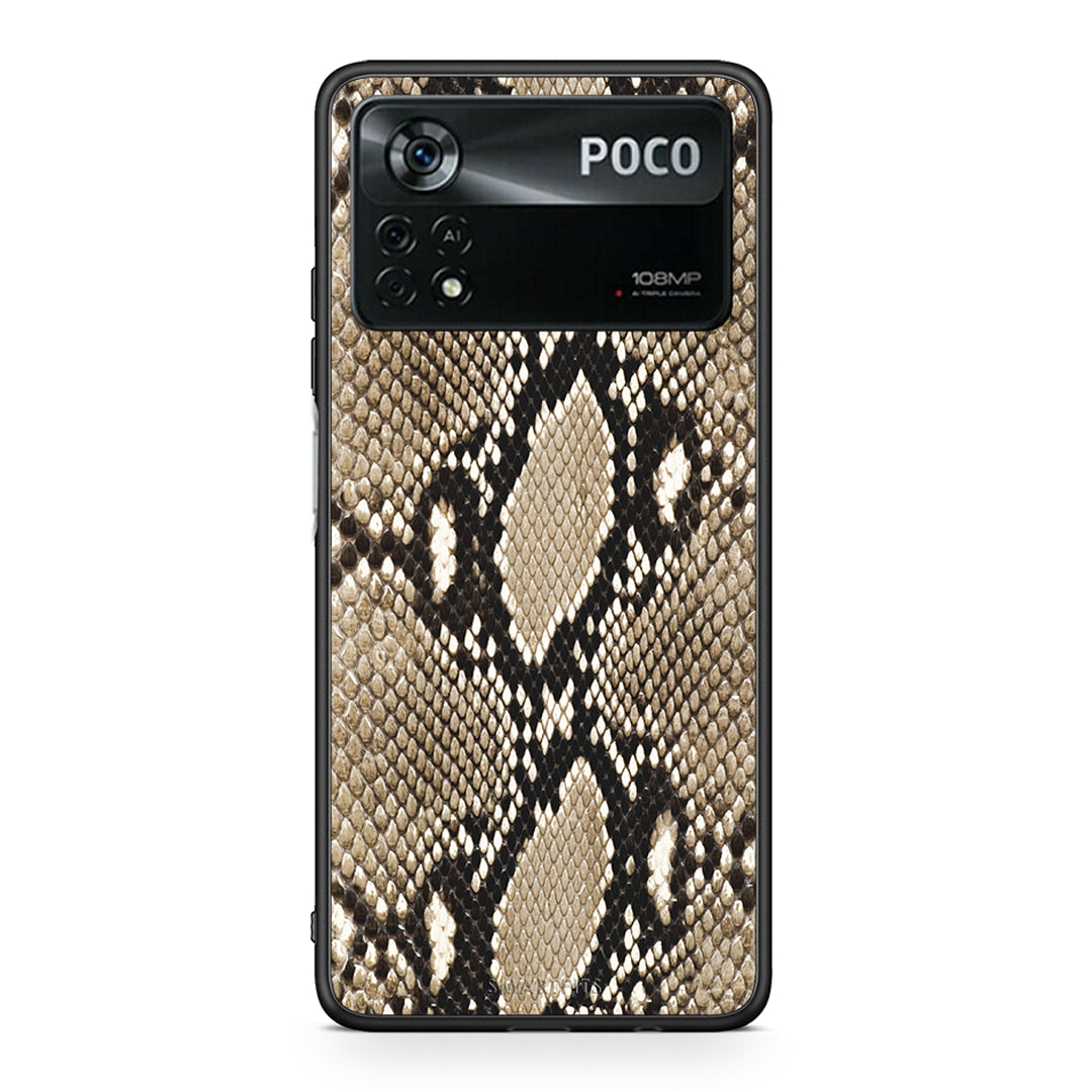 23 - Xiaomi Poco X4 Pro 5G Fashion Snake Animal case, cover, bumper