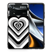 Thumbnail for Θήκη Xiaomi Poco X4 Pro 5G Black Hearts από τη Smartfits με σχέδιο στο πίσω μέρος και μαύρο περίβλημα | Xiaomi Poco X4 Pro 5G Black Hearts case with colorful back and black bezels