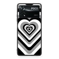 Thumbnail for Xiaomi Poco X4 Pro 5G Black Hearts θήκη από τη Smartfits με σχέδιο στο πίσω μέρος και μαύρο περίβλημα | Smartphone case with colorful back and black bezels by Smartfits