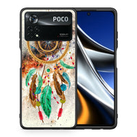 Thumbnail for Θήκη Xiaomi Poco X4 Pro 5G DreamCatcher Boho από τη Smartfits με σχέδιο στο πίσω μέρος και μαύρο περίβλημα | Xiaomi Poco X4 Pro 5G DreamCatcher Boho case with colorful back and black bezels