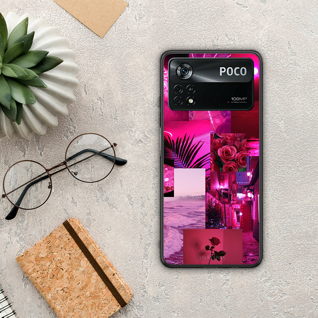 Collage Red Roses - Xiaomi Poco X4 Pro 5G case