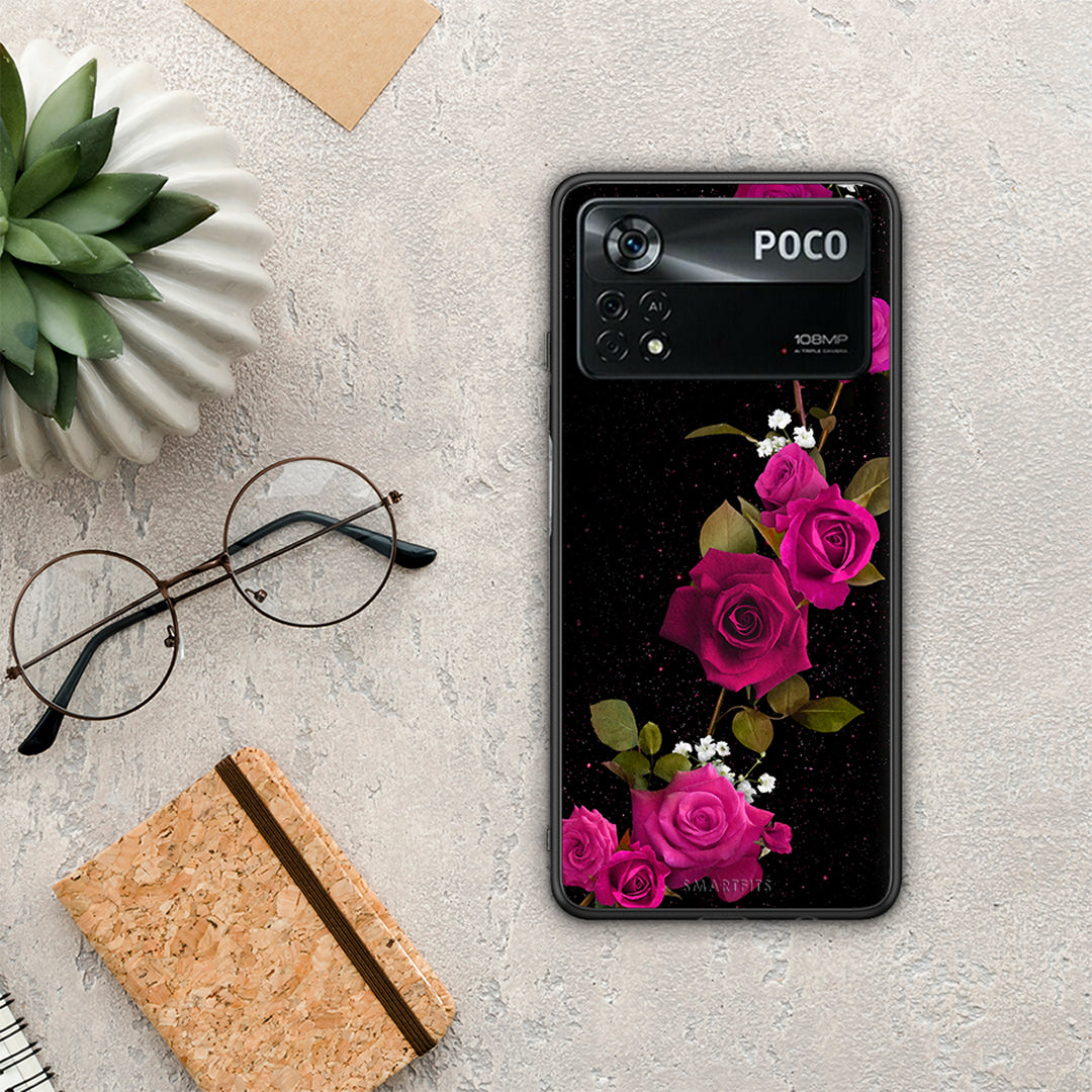 Flower Red Roses - Xiaomi Poco X4 Pro 5G case