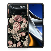 Thumbnail for Θήκη Xiaomi Poco X4 Pro 5G Wild Roses Flower από τη Smartfits με σχέδιο στο πίσω μέρος και μαύρο περίβλημα | Xiaomi Poco X4 Pro 5G Wild Roses Flower case with colorful back and black bezels