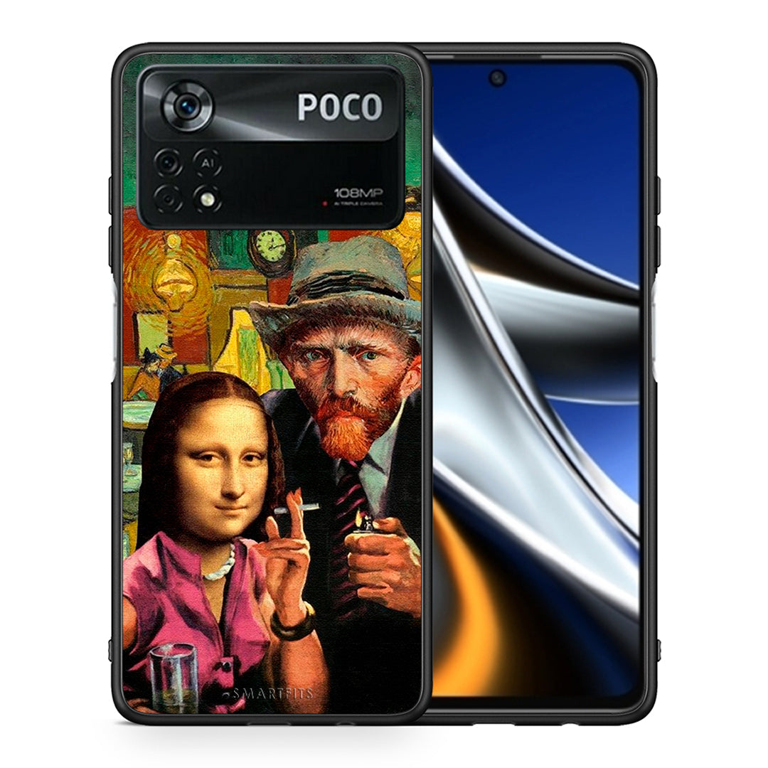 Θήκη Xiaomi Poco X4 Pro 5G Funny Art από τη Smartfits με σχέδιο στο πίσω μέρος και μαύρο περίβλημα | Xiaomi Poco X4 Pro 5G Funny Art case with colorful back and black bezels