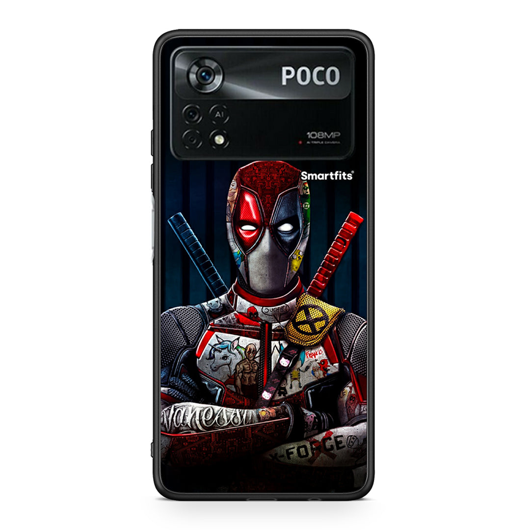 Xiaomi Poco X4 Pro 5G Funny Guy θήκη από τη Smartfits με σχέδιο στο πίσω μέρος και μαύρο περίβλημα | Smartphone case with colorful back and black bezels by Smartfits