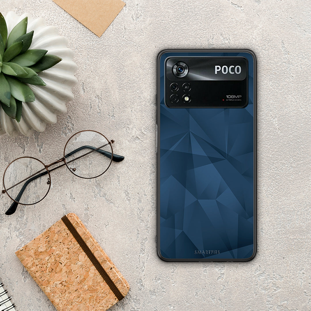Geometric Blue Abstract - Xiaomi Poco X4 Pro 5G case