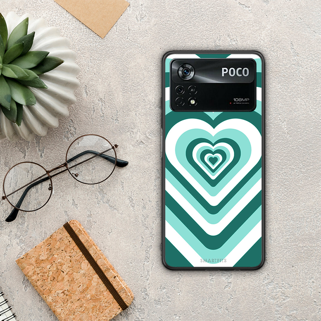 Green Hearts - Xiaomi Poco X4 Pro 5G case