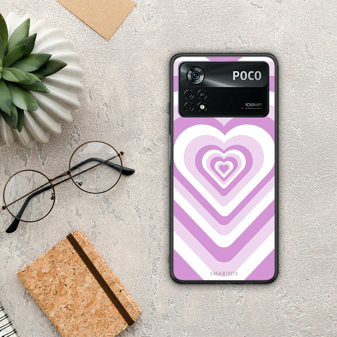 Lilac Hearts - Xiaomi Poco X4 Pro 5G case